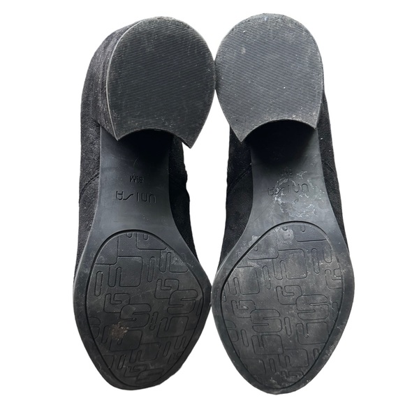 Unisa Undynna Black Over The Knee Boots Size 8.5 - Picture 4 of 8